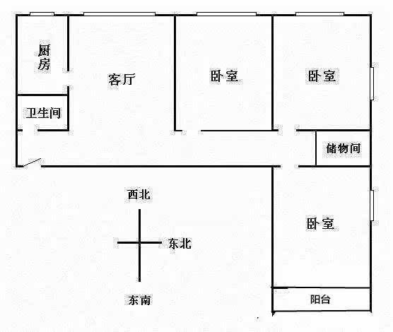 刀把户型装修房子风水布局图_小平米户型装修布局_户型风水好的户型图